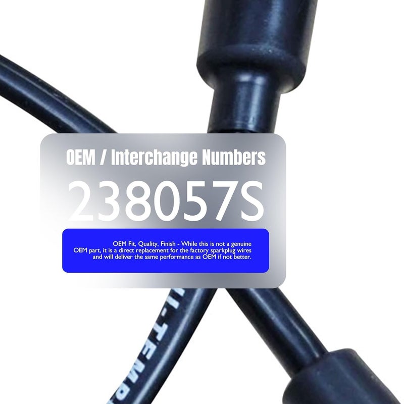 OXCANO 238057S Spark Plug Wire Compatible with Kohler K91 4 HP, K141 6 HP, K161 7 HP, K181 8 HP, K241 10 HP, K301 12 HP, K321 14 HP, K341 16 HP, K361 18 HP, K532 20 HP, K582 23 HP, K662 24 HP - Image 2